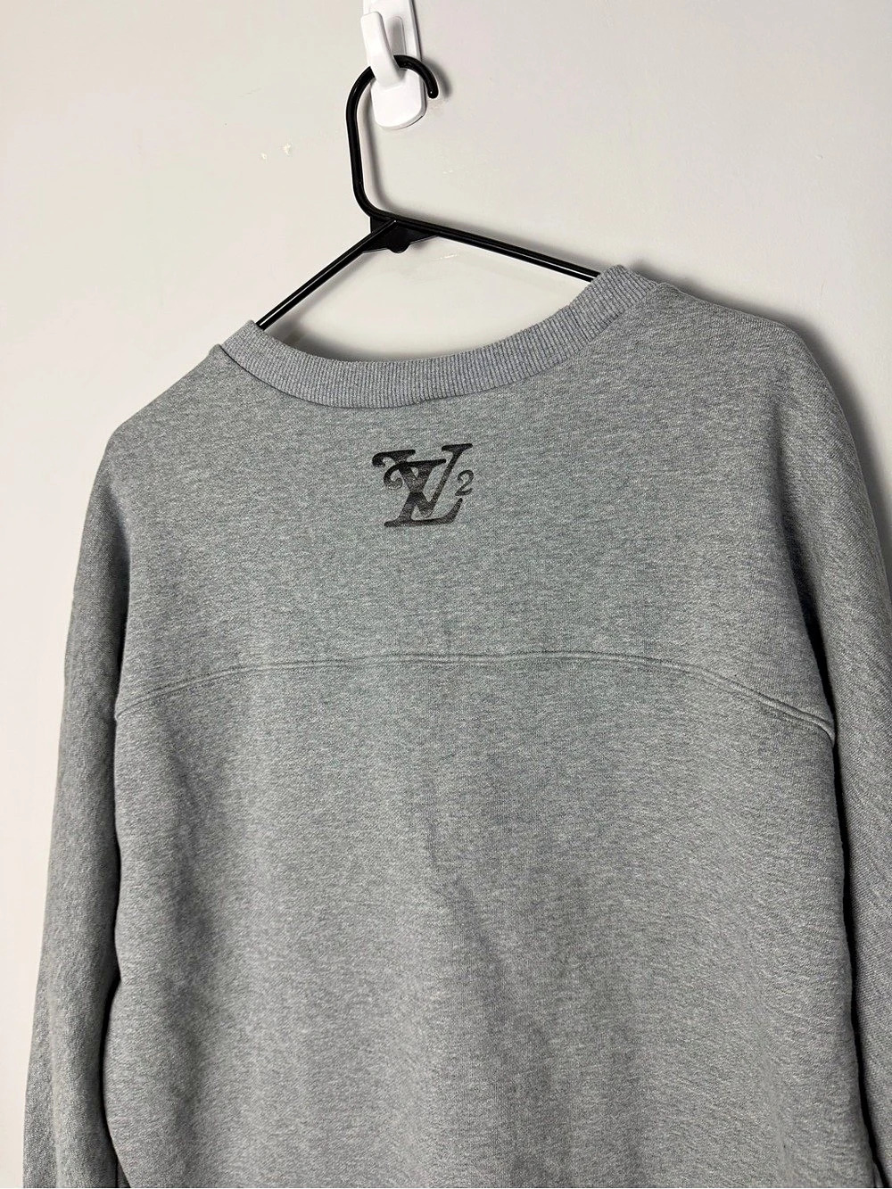 Louis Vuitton x Nigo Squared LV Sweatshirt Gray Medium - Picture 5 of 10